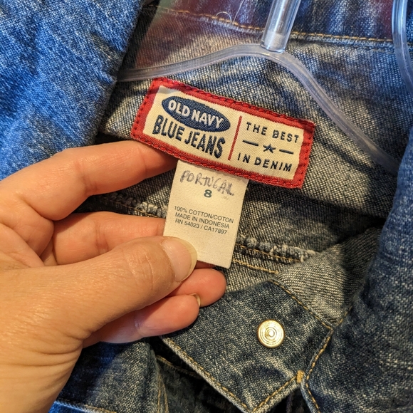 Flower patched denim jacket - Picture 4 of 4